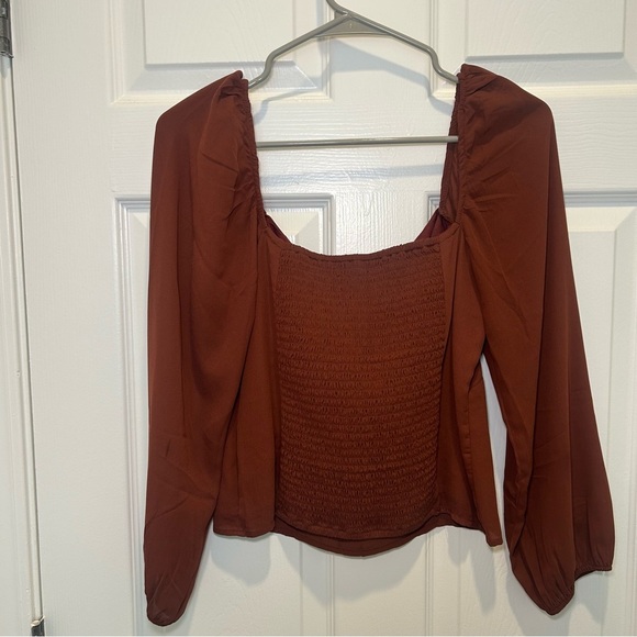 Abercrombie & Fitch Women's Rust Blouse - Picture 5 of 5